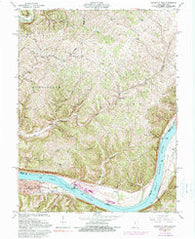 Maysville East Kentucky Historical topographic map, 1:24000 scale, 7.5 X 7.5 Minute, Year 1961