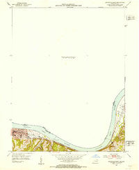 Maysville East Kentucky Historical topographic map, 1:24000 scale, 7.5 X 7.5 Minute, Year 1952