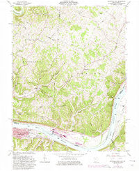 Maysville East Kentucky Historical topographic map, 1:24000 scale, 7.5 X 7.5 Minute, Year 1961
