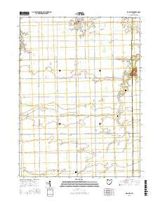 McClure Ohio Current topographic map, 1:24000 scale, 7.5 X 7.5 Minute, Year 2016