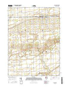 McComb Ohio Current topographic map, 1:24000 scale, 7.5 X 7.5 Minute, Year 2016