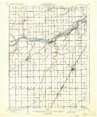 Mc Clure Ohio Historical topographic map, 1:62500 scale, 15 X 15 Minute, Year 1909