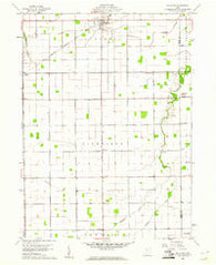 Mc Clure Ohio Historical topographic map, 1:24000 scale, 7.5 X 7.5 Minute, Year 1960