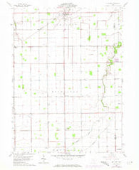 Mc Clure Ohio Historical topographic map, 1:24000 scale, 7.5 X 7.5 Minute, Year 1960
