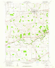 Mc Comb Ohio Historical topographic map, 1:24000 scale, 7.5 X 7.5 Minute, Year 1960