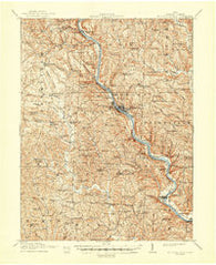 Mc Connelsville Ohio Historical topographic map, 1:62500 scale, 15 X 15 Minute, Year 1910
