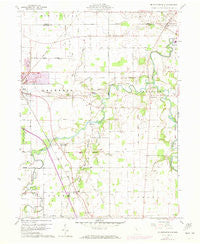 Mc Cutchenville Ohio Historical topographic map, 1:24000 scale, 7.5 X 7.5 Minute, Year 1960