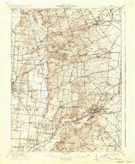 Mechanicsburg Ohio Historical topographic map, 1:62500 scale, 15 X 15 Minute, Year 1916