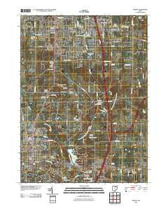 Medina Ohio Historical topographic map, 1:24000 scale, 7.5 X 7.5 Minute, Year 2010