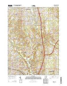 Medina Ohio Historical topographic map, 1:24000 scale, 7.5 X 7.5 Minute, Year 2013