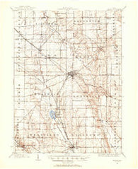 Medina Ohio Historical topographic map, 1:62500 scale, 15 X 15 Minute, Year 1904