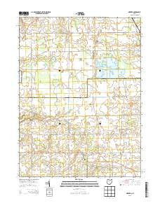Meeker Ohio Historical topographic map, 1:24000 scale, 7.5 X 7.5 Minute, Year 2013