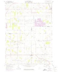 Meeker Ohio Historical topographic map, 1:24000 scale, 7.5 X 7.5 Minute, Year 1961