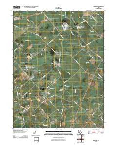 Memphis Ohio Historical topographic map, 1:24000 scale, 7.5 X 7.5 Minute, Year 2010