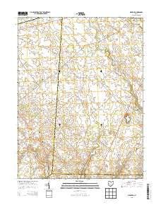 Memphis Ohio Historical topographic map, 1:24000 scale, 7.5 X 7.5 Minute, Year 2013