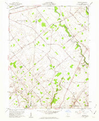 Memphis Ohio Historical topographic map, 1:24000 scale, 7.5 X 7.5 Minute, Year 1961