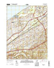 Mentor Ohio Historical topographic map, 1:24000 scale, 7.5 X 7.5 Minute, Year 2013