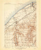 Mentor Ohio Historical topographic map, 1:62500 scale, 15 X 15 Minute, Year 1907