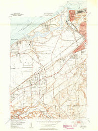Mentor Ohio Historical topographic map, 1:24000 scale, 7.5 X 7.5 Minute, Year 1953