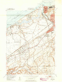 Mentor Ohio Historical topographic map, 1:24000 scale, 7.5 X 7.5 Minute, Year 1953