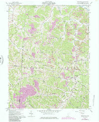 Mercerville Ohio Historical topographic map, 1:24000 scale, 7.5 X 7.5 Minute, Year 1961