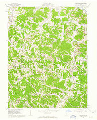Mercerville Ohio Historical topographic map, 1:24000 scale, 7.5 X 7.5 Minute, Year 1961