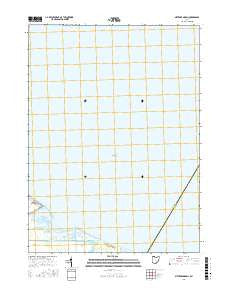 Metzger Marsh Ohio Current topographic map, 1:24000 scale, 7.5 X 7.5 Minute, Year 2016