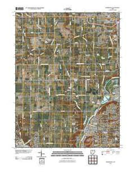Miamisburg Ohio Historical topographic map, 1:24000 scale, 7.5 X 7.5 Minute, Year 2010