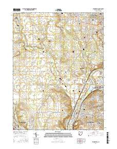 Miamisburg Ohio Current topographic map, 1:24000 scale, 7.5 X 7.5 Minute, Year 2016