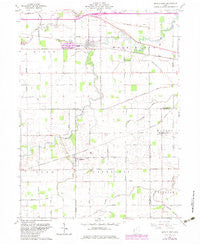 Middle Point Ohio Historical topographic map, 1:24000 scale, 7.5 X 7.5 Minute, Year 1960