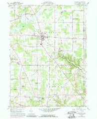 Middlefield Ohio Historical topographic map, 1:24000 scale, 7.5 X 7.5 Minute, Year 1959