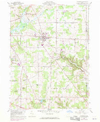 Middlefield Ohio Historical topographic map, 1:24000 scale, 7.5 X 7.5 Minute, Year 1959