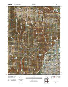 Middletown Ohio Historical topographic map, 1:24000 scale, 7.5 X 7.5 Minute, Year 2010
