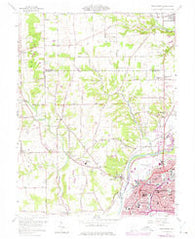 Middletown Ohio Historical topographic map, 1:24000 scale, 7.5 X 7.5 Minute, Year 1959