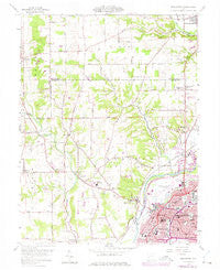 Middletown Ohio Historical topographic map, 1:24000 scale, 7.5 X 7.5 Minute, Year 1959
