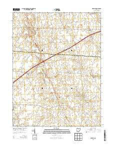 Midway Ohio Historical topographic map, 1:24000 scale, 7.5 X 7.5 Minute, Year 2013