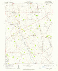 Midway Ohio Historical topographic map, 1:24000 scale, 7.5 X 7.5 Minute, Year 1961