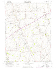 Midway Ohio Historical topographic map, 1:24000 scale, 7.5 X 7.5 Minute, Year 1961