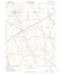 Midway Ohio Historical topographic map, 1:24000 scale, 7.5 X 7.5 Minute, Year 1961