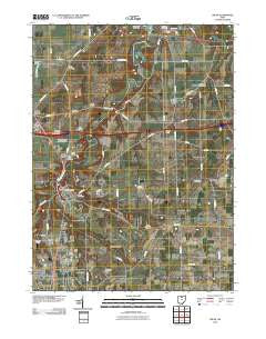 Milan Ohio Historical topographic map, 1:24000 scale, 7.5 X 7.5 Minute, Year 2010