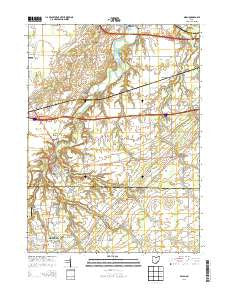 Milan Ohio Historical topographic map, 1:24000 scale, 7.5 X 7.5 Minute, Year 2013