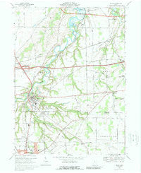 Milan Ohio Historical topographic map, 1:24000 scale, 7.5 X 7.5 Minute, Year 1969