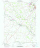 Milford Center Ohio Historical topographic map, 1:24000 scale, 7.5 X 7.5 Minute, Year 1961