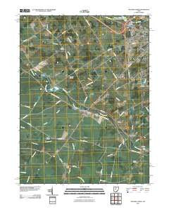 Milford Center Ohio Historical topographic map, 1:24000 scale, 7.5 X 7.5 Minute, Year 2010
