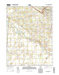 Milford Center Ohio Historical topographic map, 1:24000 scale, 7.5 X 7.5 Minute, Year 2013