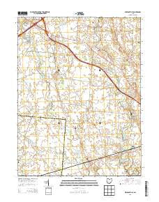 Milledgeville Ohio Historical topographic map, 1:24000 scale, 7.5 X 7.5 Minute, Year 2013