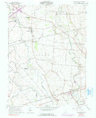 Milledgeville Ohio Historical topographic map, 1:24000 scale, 7.5 X 7.5 Minute, Year 1961