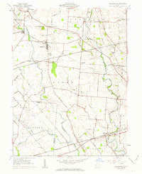 Milledgeville Ohio Historical topographic map, 1:24000 scale, 7.5 X 7.5 Minute, Year 1961