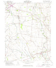Milledgeville Ohio Historical topographic map, 1:24000 scale, 7.5 X 7.5 Minute, Year 1961