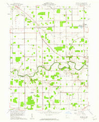 Miller City Ohio Historical topographic map, 1:24000 scale, 7.5 X 7.5 Minute, Year 1960